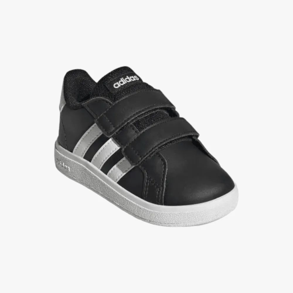 adidas Kids Grand Court Lifestyle Hook And Loop Shoes Black