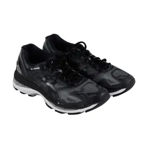 Asics Gel Nimbus 19 T750N-9099 Womens Black Mesh Low Top Athletic Running Shoes