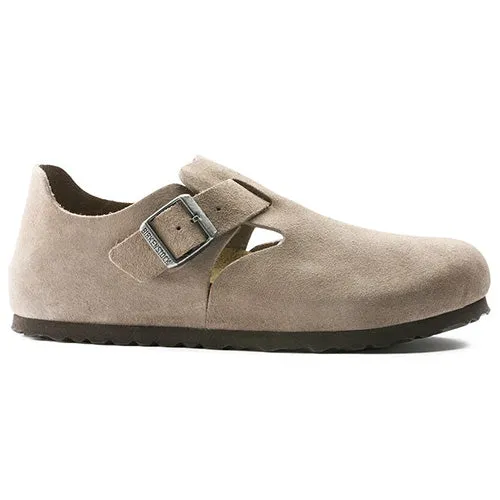 Birkenstock Men's Suede Shoes - London - Taupe