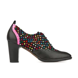 Casino - Black & Pink & Multi Disco Dots