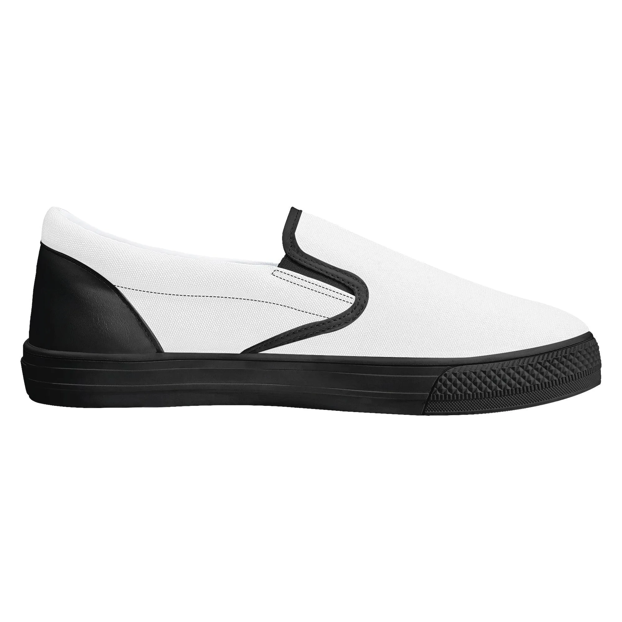 Custom Slip on Shoes - Black D31