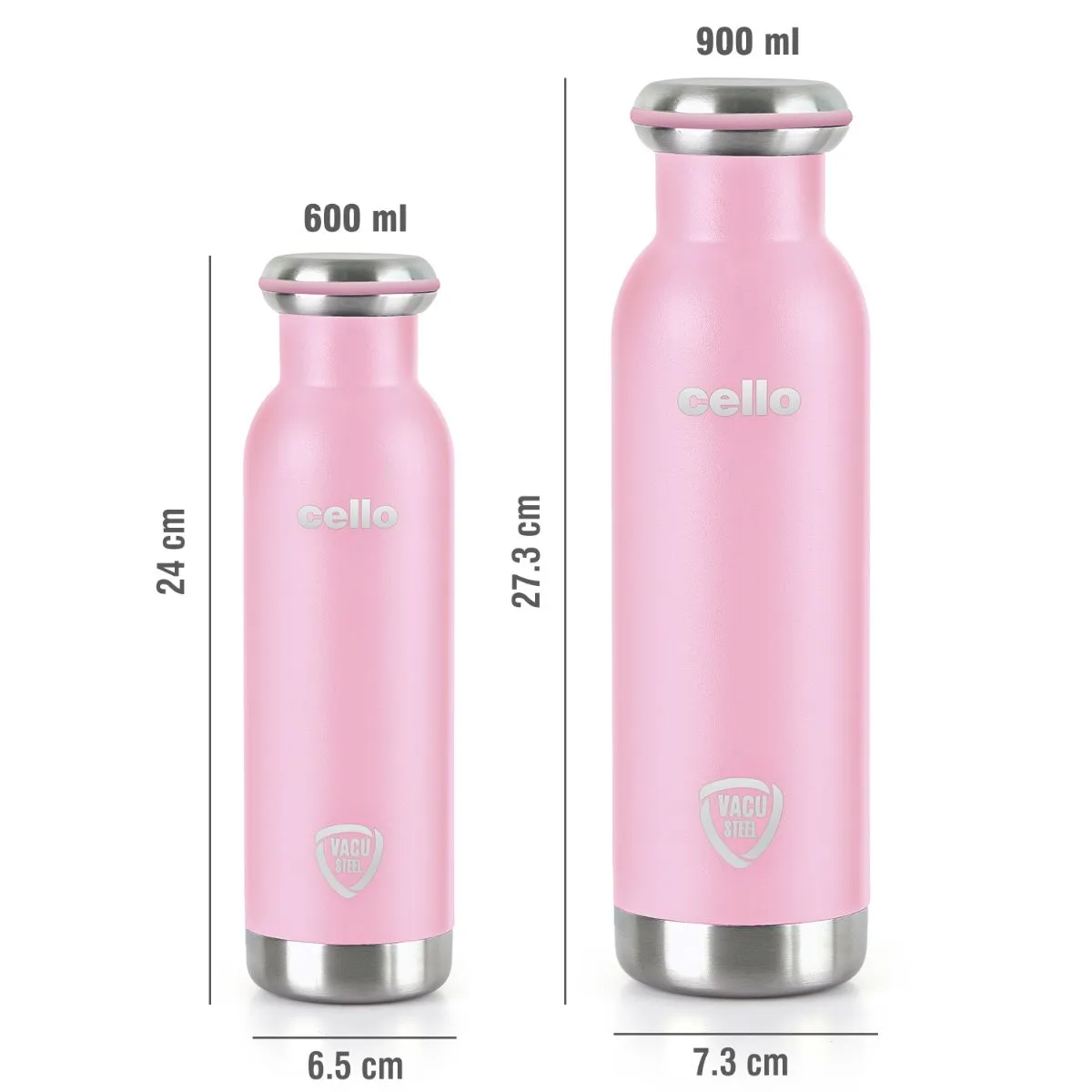 Duro Sip Flask, Vacusteel Water Bottle, 900ml