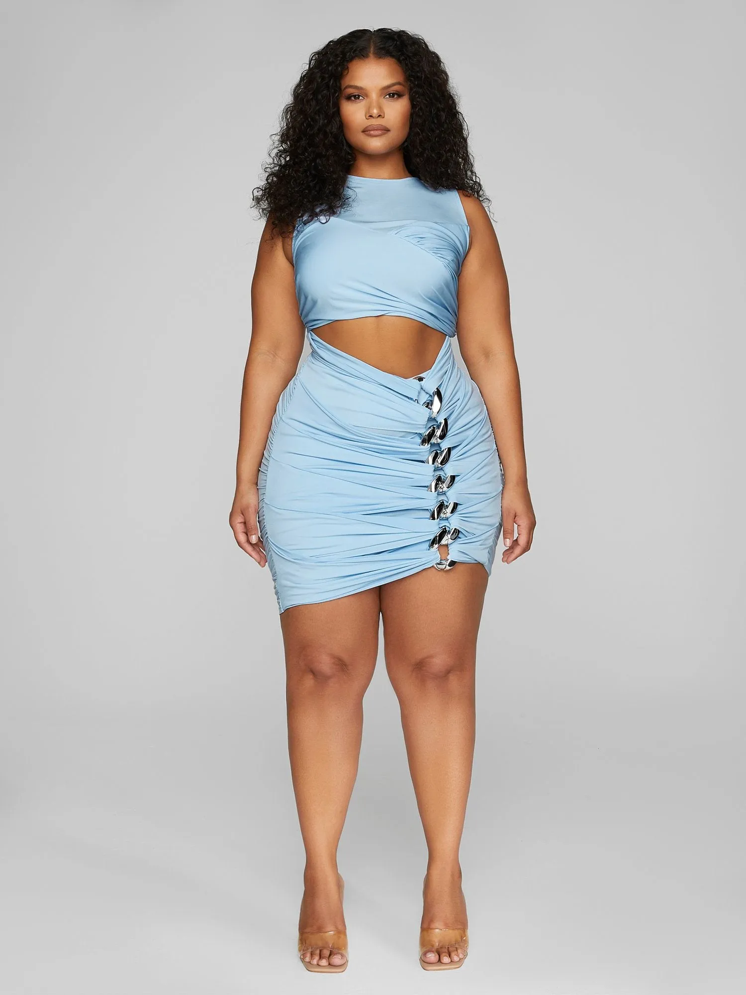 Esme Chain Detail Bodycon Dress - Leslie Sidora x FTF