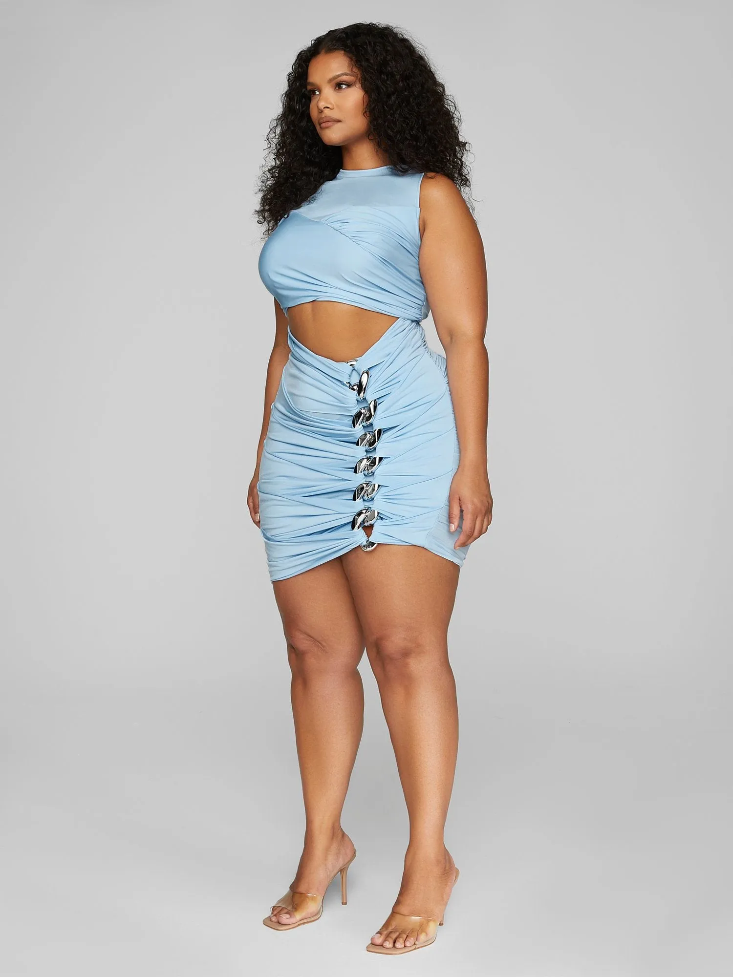 Esme Chain Detail Bodycon Dress - Leslie Sidora x FTF