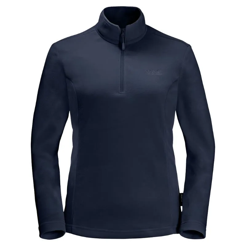 Jack Wolfskin Gecko Women's 1/4 Zip Fleece - Midnight Blue