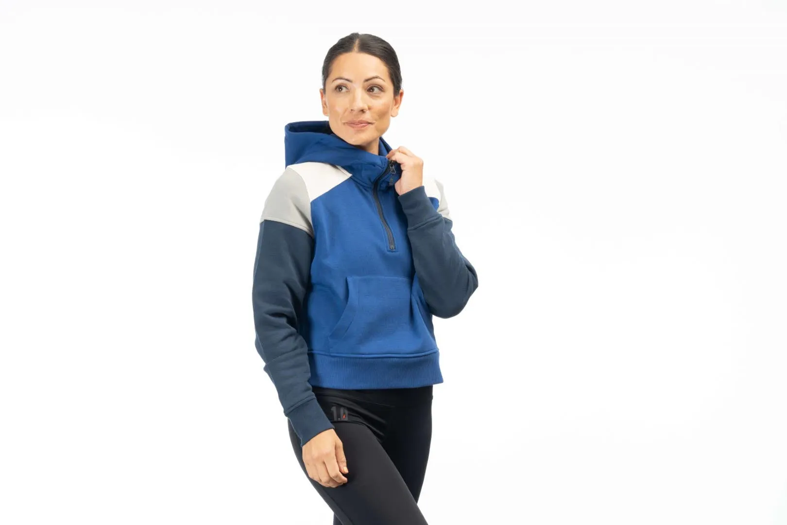 Klim Huntley Pullover 1/4 Zip Crop Hoodie