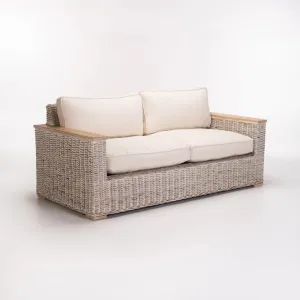 TEGAL KUBU WHITEWASH 2.5 SEATER COUCH