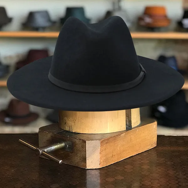 Timeless Elegance Fedora in Saddle