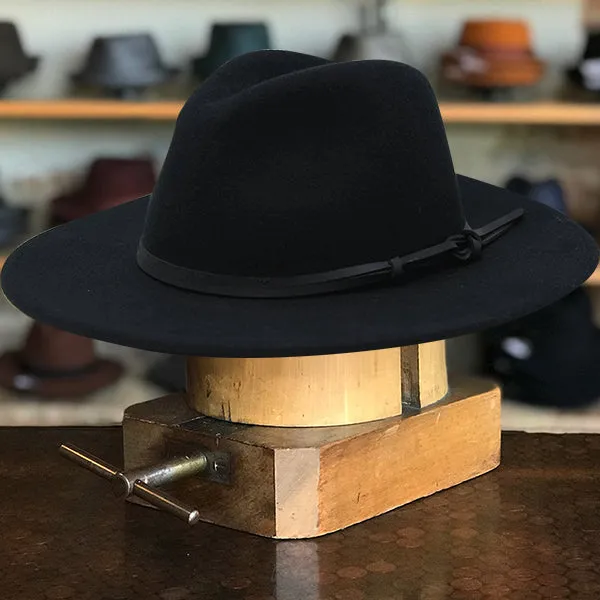 Timeless Elegance Fedora in Saddle