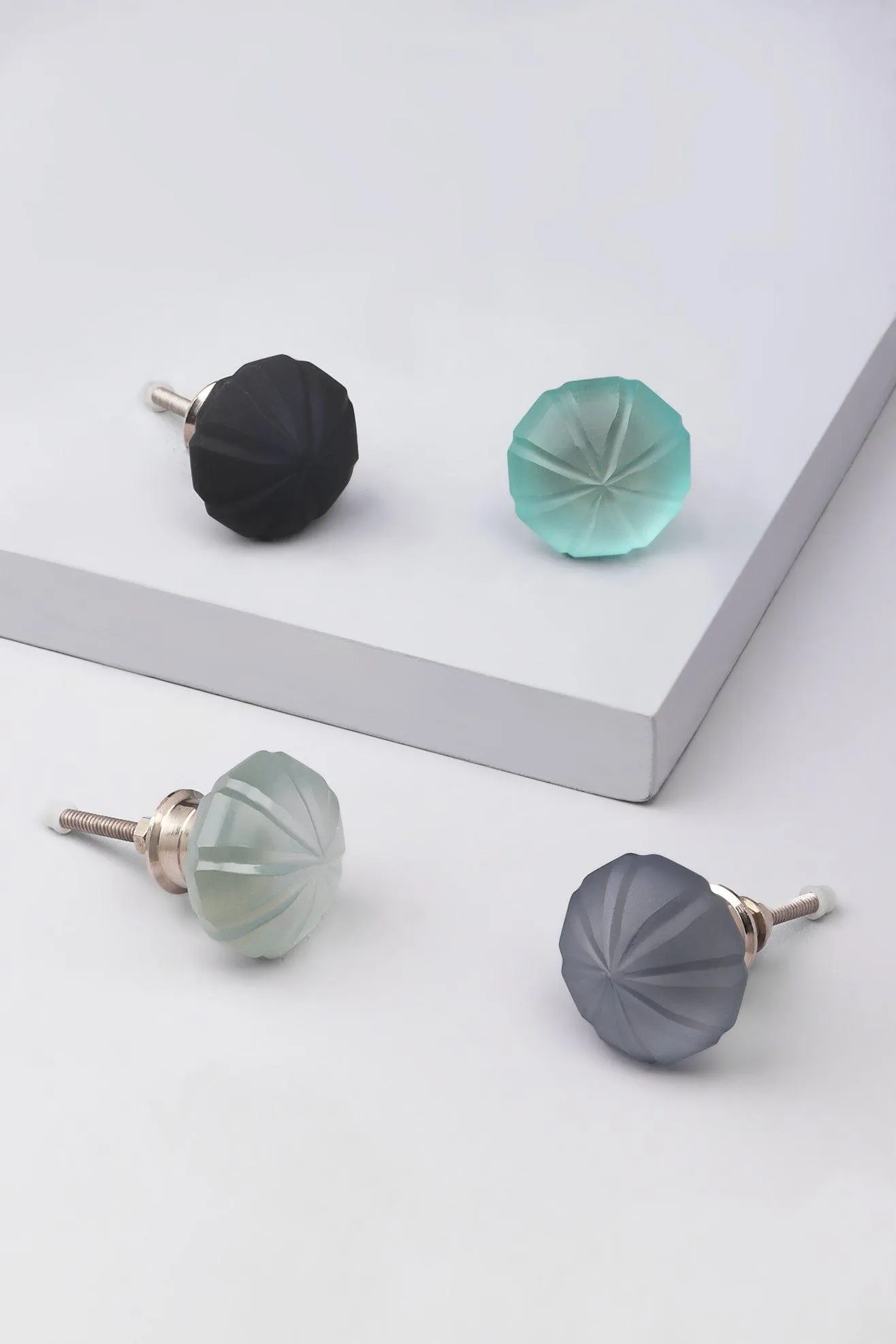 UMBRELLA STYLISH MATT GLASS KNOBS