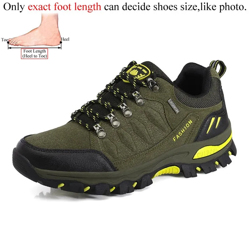 Women Outdoor Leather Trekking Hiking Shoes Mountain Sneakers Treking Walking Shoes - WHS50170